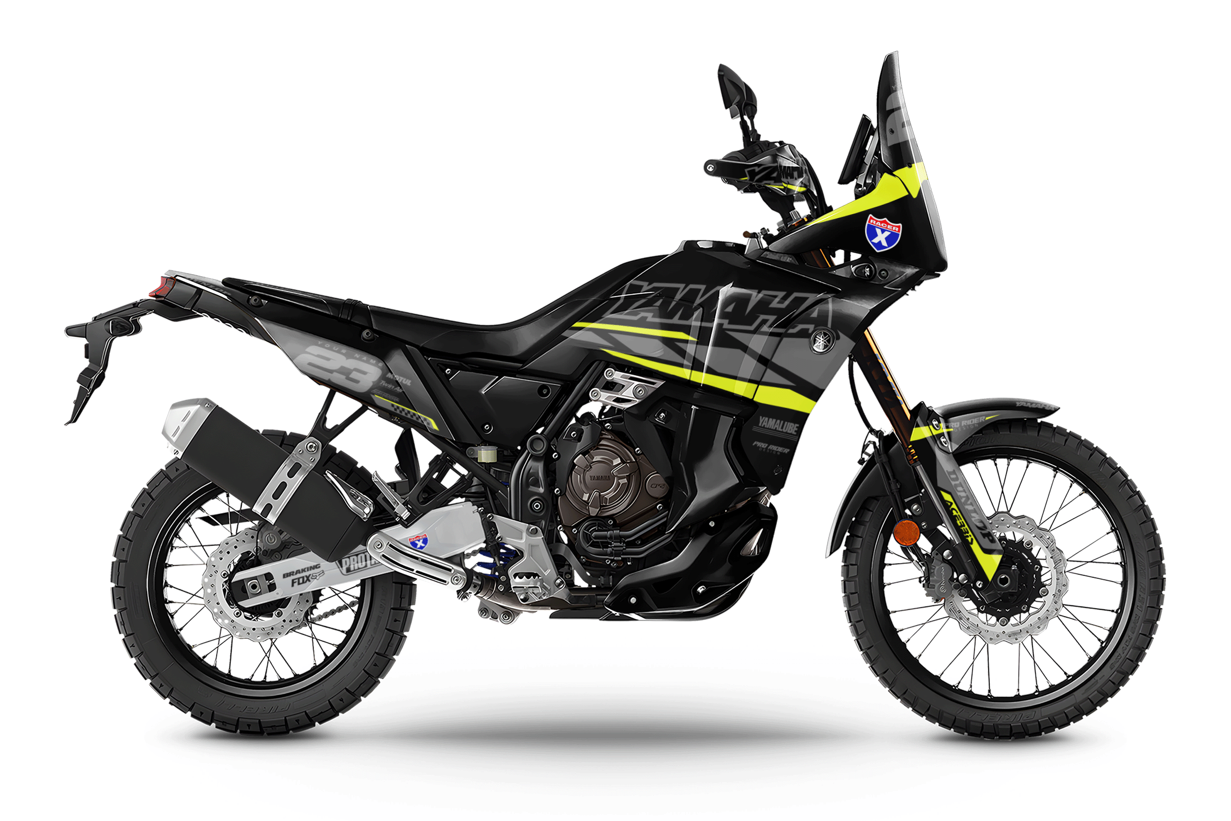 YAMAHA TENERE 700 Full Graphics Kit | Speed Blocks neon