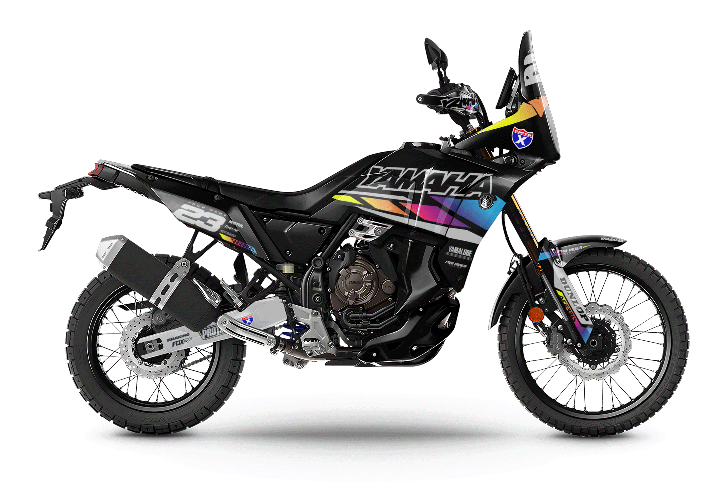 YAMAHA TENERE 700 Full Graphics Kit | Speed Blocks black