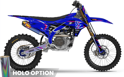 YZ YZF Custom Graphics KIT YAMAHA RETRO BLUE