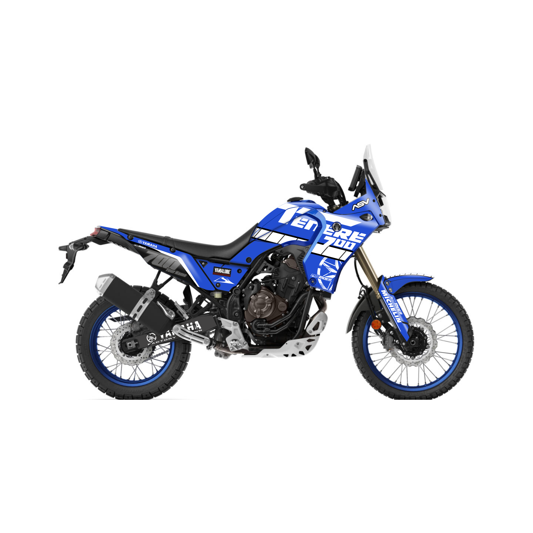 YAMAHA TENERE 700 Full Graphics Kit | Asv Sea