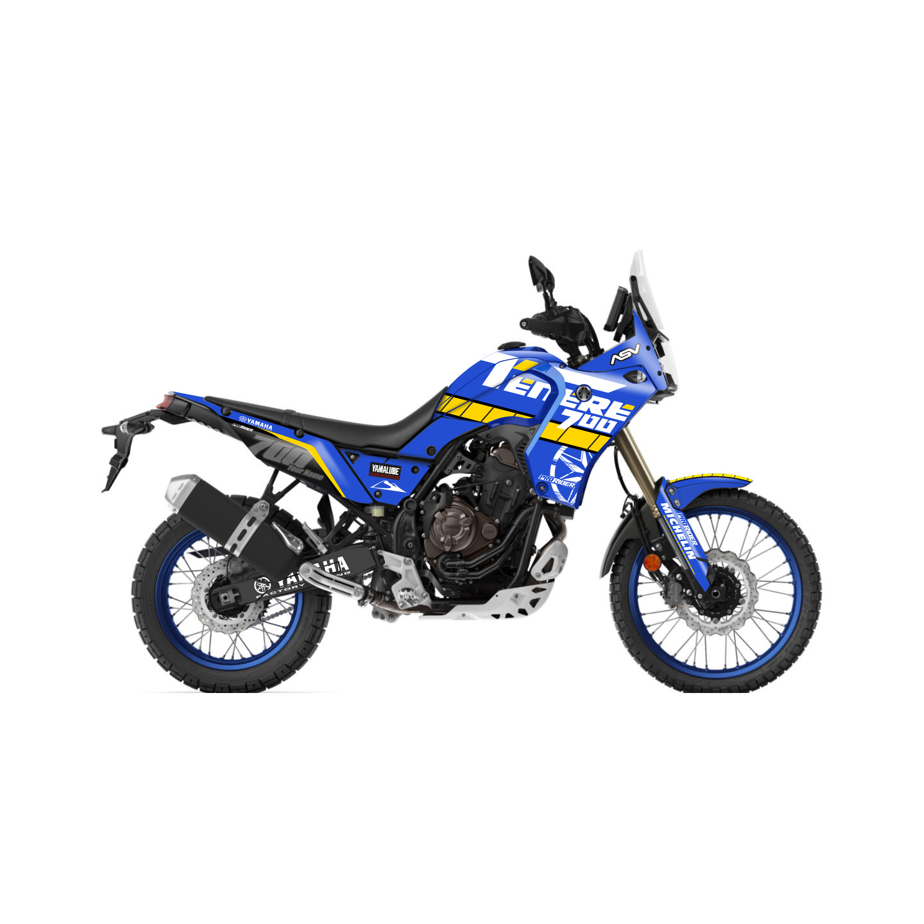 YAMAHA TENERE 700 Full Graphics Kit | Asv Sky
