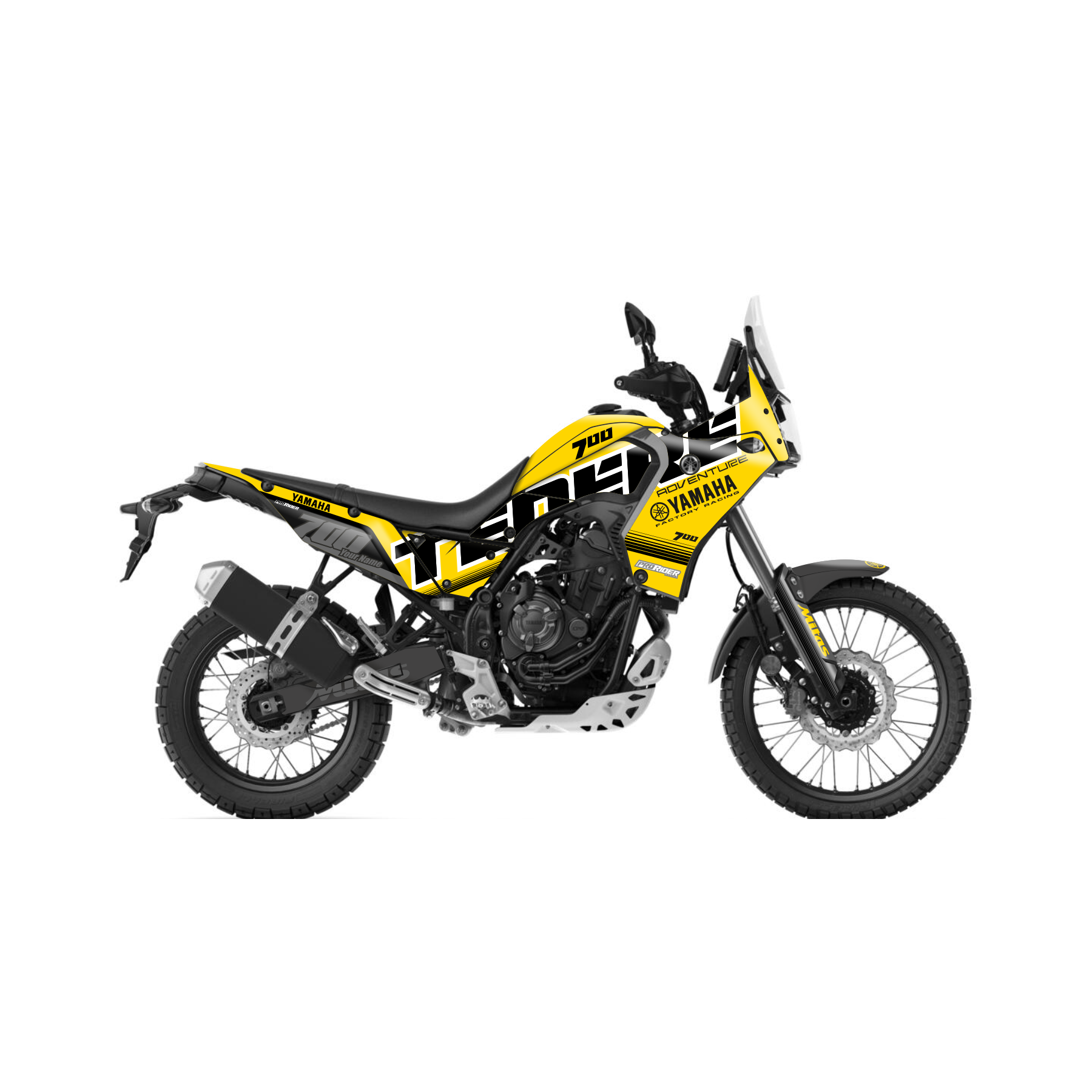 YAMAHA TENERE 700 Full Graphics Kit | Mitas Sun