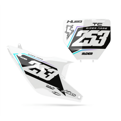 HUSQVARNA Custom Number Plates | Apex White