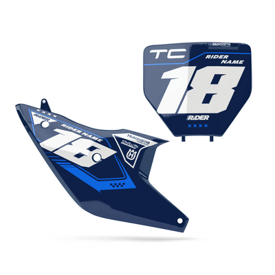 HUSQVARNA Custom Number Plates | Kinetik Blue