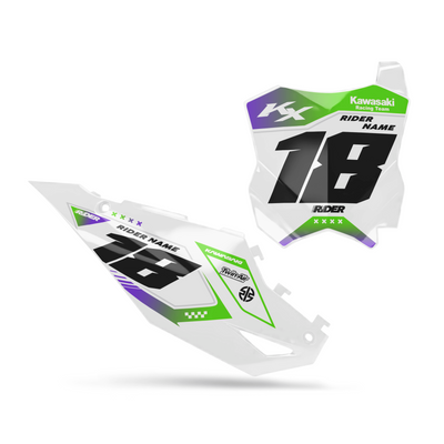 KAWASAKI Custom Number Plates | Podium Line