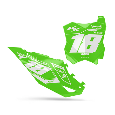 KAWASAKI Custom Number Plates | Vibrant Lime