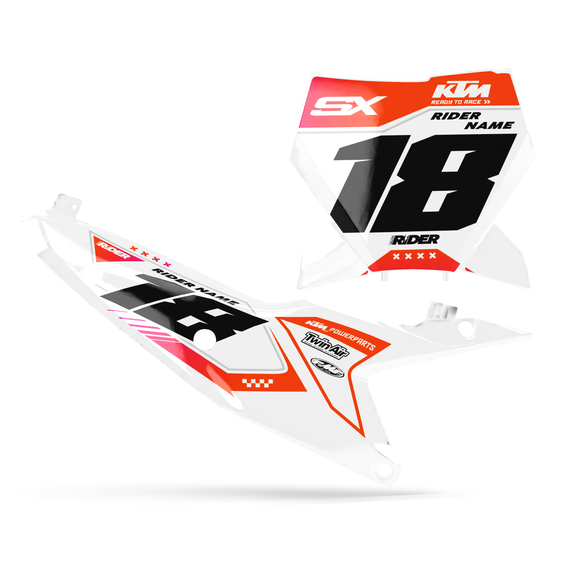 KTM Custom Number Plates | FORCE