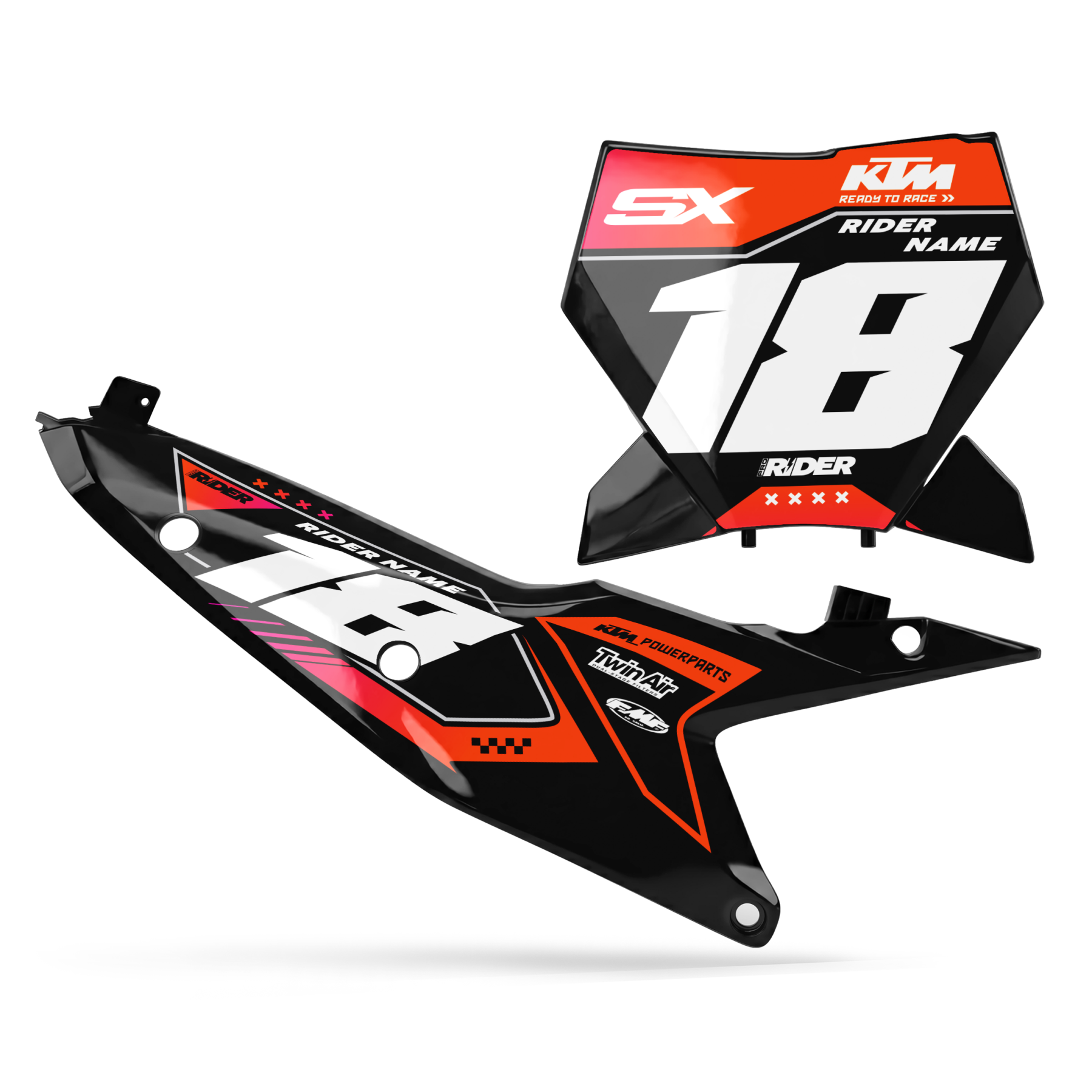 KTM Custom Number Plates | POWER