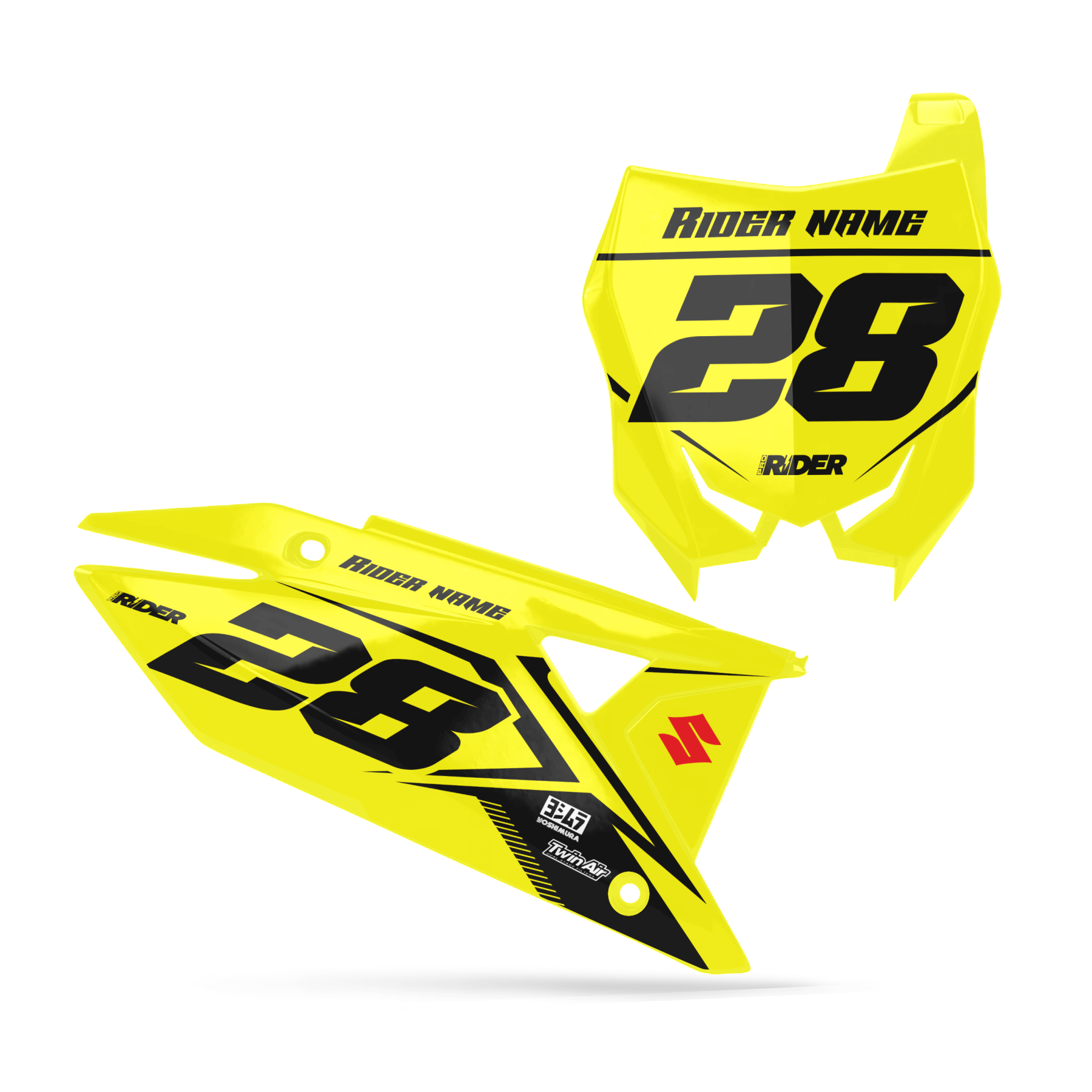 SUZUKI Custom Number Plates | Rubis Yellow Yellow