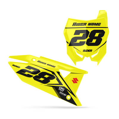 SUZUKI Custom Number Plates | Rubis Yellow Yellow