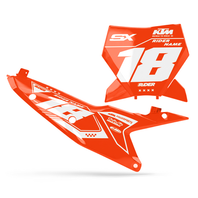 KTM Custom Number Plates | SX SXF EXC VECTOR