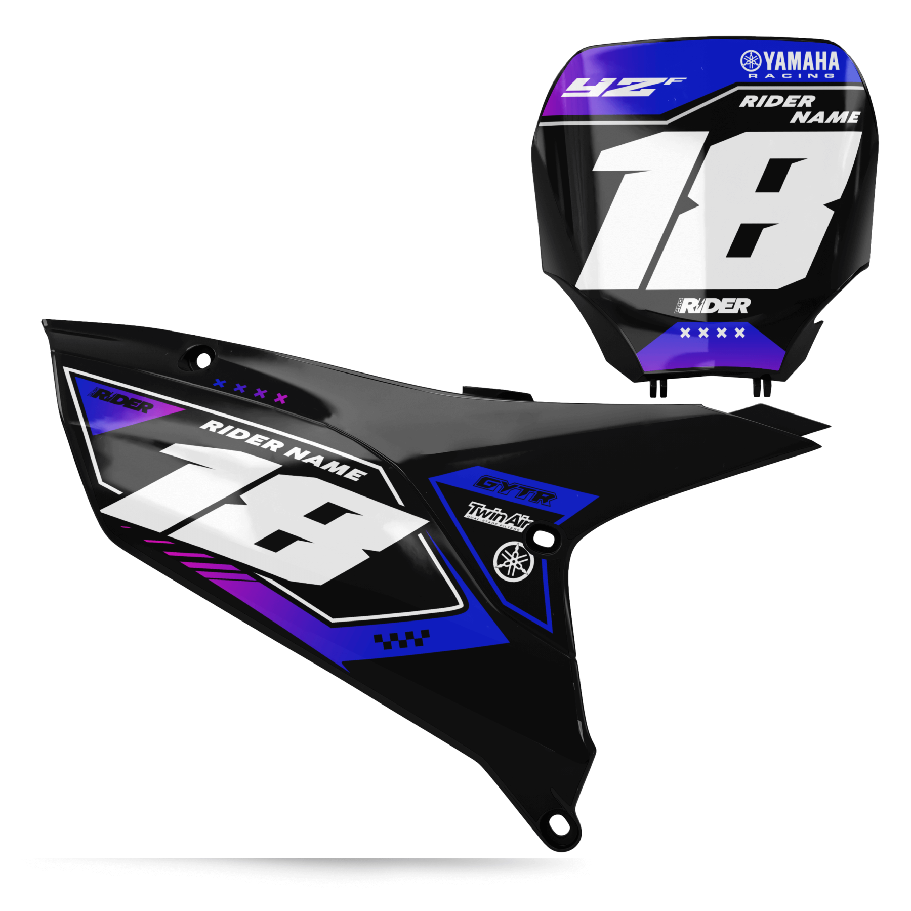 YAMAHA Custom Number Plates | VELOCITY