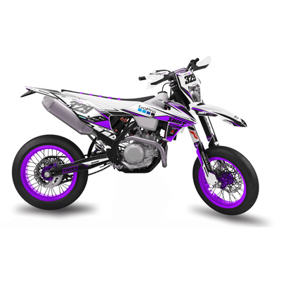 KTM SUPERMOTO Full Graphics Kit | Alien Purple Move