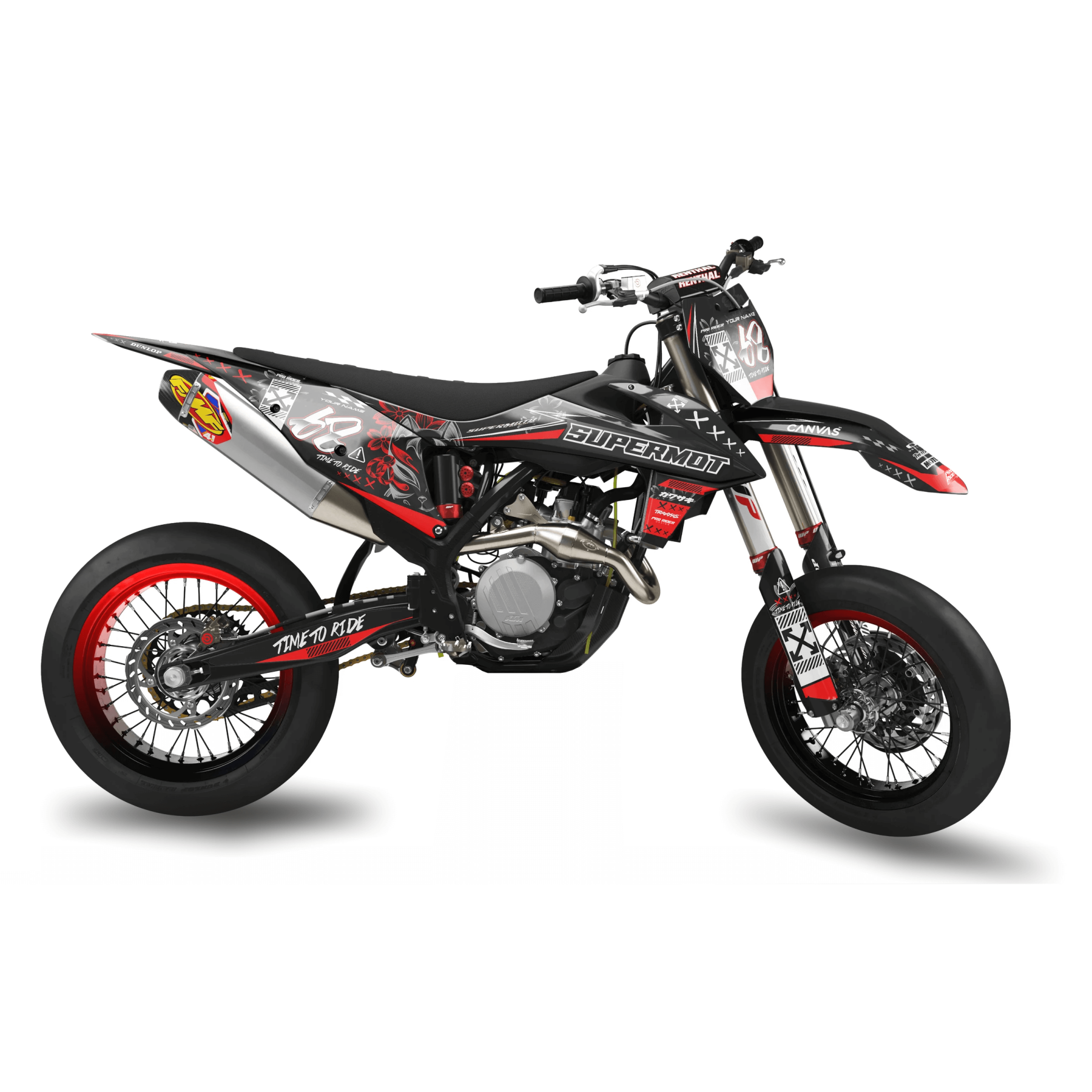 KTM SUPERMOTO Full Graphics Kit | Time to Ride